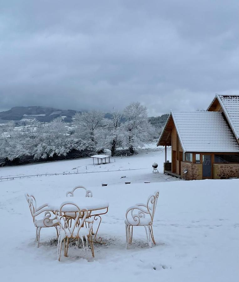 Les Perruchons Ancienne Grange Renovee Avec Soin Ozolles Exterior foto